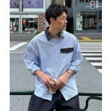 SAX | 【Ciaopanic】レザー襟切替シャツ | PAL GROUP OUTLET