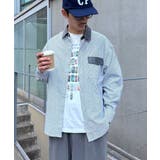 【Ciaopanic】レザー襟切替シャツ | PAL GROUP OUTLET | 詳細画像10 