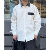 【Ciaopanic】レザー襟切替シャツ | PAL GROUP OUTLET | 詳細画像25 
