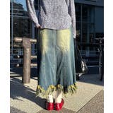 【Ciaopanic】裾フリンジデニムマーメイドスカート | PAL GROUP OUTLET | 詳細画像3 