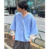 【Ciaopanic】ワッフル袖切替シャツパーカー | PAL GROUP OUTLET | 詳細画像1 