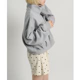【w closet】ハーフジップフリルスウェット | PAL GROUP OUTLET | 詳細画像4 