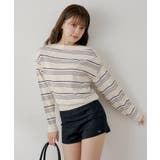 【Chico】ワンショルボーダーKT | PAL GROUP OUTLET | 詳細画像1