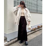 【CIAOPANIC TYPY】クラッシュベロアメロウ切替スカート | PAL GROUP OUTLET | 詳細画像26 