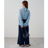 【Kastane】B シアーチェックボウタイブラウス | PAL GROUP OUTLET | 詳細画像7 