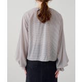 【Kastane】B シアーチェックボウタイブラウス | PAL GROUP OUTLET | 詳細画像23 