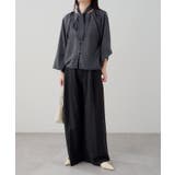 【Kastane】B シアーチェックボウタイブラウス | PAL GROUP OUTLET | 詳細画像33 