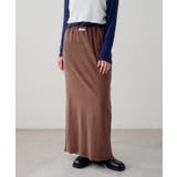 BRN | 【Kastane】B パイルロングスカート | PAL GROUP OUTLET