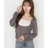 【RAY CASSIN】シフォンドッキングロンT | PAL GROUP OUTLET | 詳細画像17