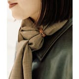 【ear PAPILLONNER】リング付き無地ロングストール | PAL GROUP OUTLET | 詳細画像9 