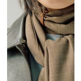 【ear PAPILLONNER】リング付き無地ロングストール | PAL GROUP OUTLET | 詳細画像5 