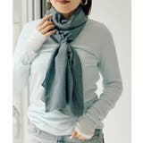 【ear PAPILLONNER】リング付き無地ロングストール | PAL GROUP OUTLET | 詳細画像16 