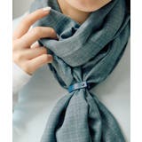 【ear PAPILLONNER】リング付き無地ロングストール | PAL GROUP OUTLET | 詳細画像18 