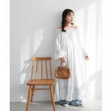 【Discoat】【India】コットンクレープ肩シャーリングワンピース | PAL GROUP OUTLET | 詳細画像13