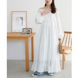 【Discoat】【India】コットンクレープ肩シャーリングワンピース | PAL GROUP OUTLET | 詳細画像14