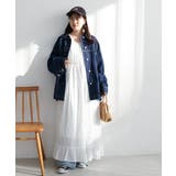 【Discoat】【India】コットンクレープ肩シャーリングワンピース | PAL GROUP OUTLET | 詳細画像16