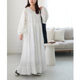 【Discoat】【India】コットンクレープ肩シャーリングワンピース | PAL GROUP OUTLET | 詳細画像2