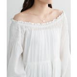 【Discoat】【India】コットンクレープ肩シャーリングワンピース | PAL GROUP OUTLET | 詳細画像40