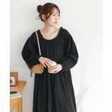 【Discoat】【India】コットンクレープ肩シャーリングワンピース | PAL GROUP OUTLET | 詳細画像24