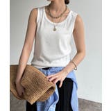 【DouDou】W ランダムテレコストレッチタンク | PAL GROUP OUTLET | 詳細画像6 