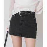 【mline】[mline]アシメデニムミニスカート | PAL GROUP OUTLET | 詳細画像3 