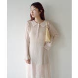 PNK | 【Kastane】襟付きメッシュワンピース | PAL GROUP OUTLET
