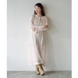 【Kastane】襟付きメッシュワンピース | PAL GROUP OUTLET | 詳細画像1
