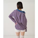 【WHO'S WHO gallery】マルチボーダーギャザーポロ | PAL GROUP OUTLET | 詳細画像12