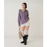 【WHO'S WHO gallery】マルチボーダーギャザーポロ | PAL GROUP OUTLET | 詳細画像14