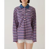 【WHO'S WHO gallery】マルチボーダーギャザーポロ | PAL GROUP OUTLET | 詳細画像17