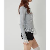 【WHO'S WHO gallery】レースリメイクメッセージトップス | PAL GROUP OUTLET | 詳細画像9 