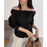 BLACK | 【CAPRICIEUX LE'MAGE】オフショルパフBL | PAL GROUP OUTLET