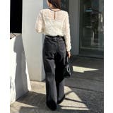 【CAPRICIEUX LE'MAGE】チュールギャザーブラウス | PAL GROUP OUTLET | 詳細画像8
