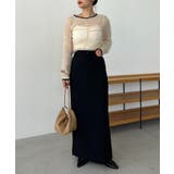 【CAPRICIEUX LE'MAGE】チュールギャザーブラウス | PAL GROUP OUTLET | 詳細画像22