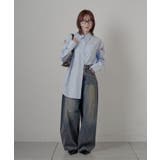 【mline】肩あき刺繍ビッグシャツ | PAL GROUP OUTLET | 詳細画像2 