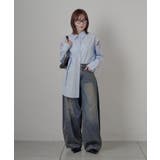 【mline】肩あき刺繍ビッグシャツ | PAL GROUP OUTLET | 詳細画像3 