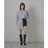 【mline】肩あき刺繍ビッグシャツ | PAL GROUP OUTLET | 詳細画像5 
