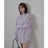 PPL | 【mline】肩あき刺繍ビッグシャツ | PAL GROUP OUTLET