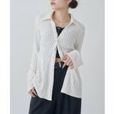 【Lui's】ポコポコレースシアーシャツ | PAL GROUP OUTLET | 詳細画像13