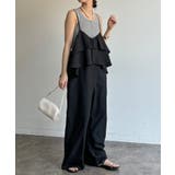 【DouDou】異素材切替ワッフルタンク | PAL GROUP OUTLET | 詳細画像13