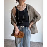 【DouDou】異素材切替ワッフルタンク | PAL GROUP OUTLET | 詳細画像33