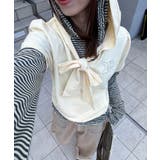 YELLOW | 【Ciaopanic】リボンパフスリーブ半袖スウェットパーカー | PAL GROUP OUTLET