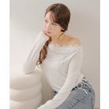 【Chico】ワンショルレースプリントT | PAL GROUP OUTLET | 詳細画像5