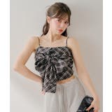 【Chico】チェックリボンベアトップス | PAL GROUP OUTLET | 詳細画像8