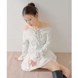【Chico】フリルティアードオフショルチュニック | PAL GROUP OUTLET | 詳細画像8