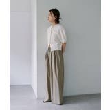 【SHENERY】ペーパーヤーン半袖パフニット | PAL GROUP OUTLET | 詳細画像2