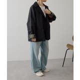 【ear PAPILLONNER】sampoリバーシブルハーフコート | PAL GROUP OUTLET | 詳細画像18