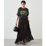 【Loungedress】【INDIA】ギャザーティアードレースSK | PAL GROUP OUTLET | 詳細画像9 