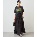 【Loungedress】【INDIA】ギャザーティアードレースSK | PAL GROUP OUTLET | 詳細画像10 