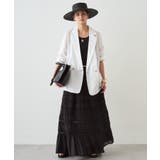【Loungedress】【INDIA】ギャザーティアードレースSK | PAL GROUP OUTLET | 詳細画像1 